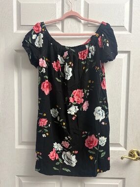 Women's Old Navy Floral Off The Shoulder Mini Dress